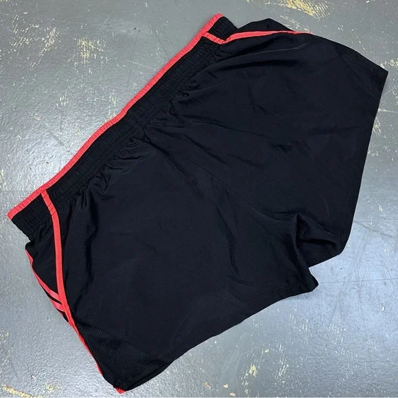 Nike 3” Running Fitness Shorts AJ9141-010 Black Infrared Large Women’s Work Out - Picture 2 of 12